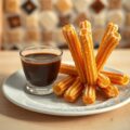 Mexicaanse Churros con chocolate