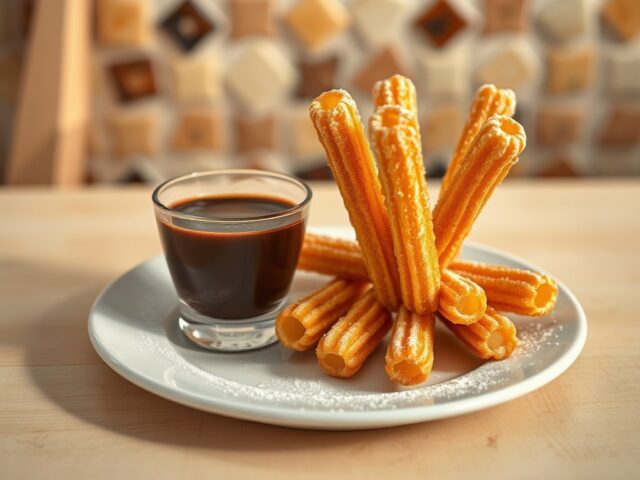 Mexicaanse Churros con chocolate