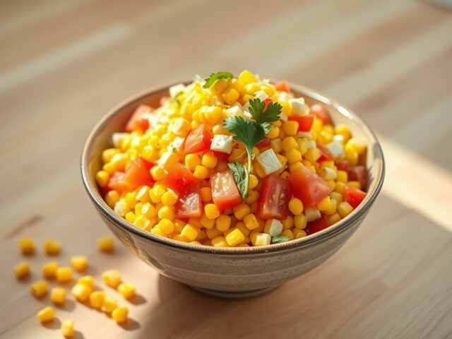 Mexicaanse maissalade