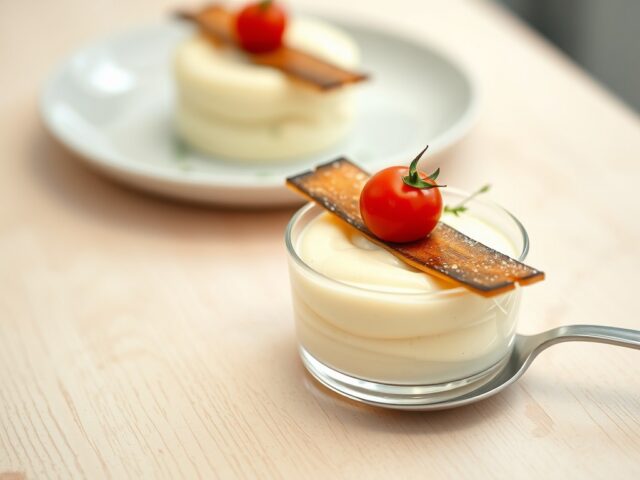 Mierikswortelmousse met paling