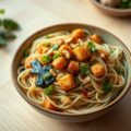 Mihoen met Tempeh en Katjang