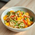 Mihoensalade met mango