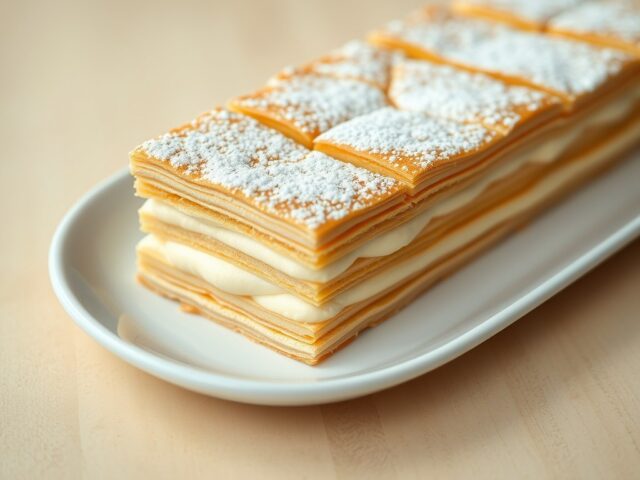 Millefeuille á la créme Patissiére
