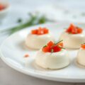 Mini bavarois van geitenkaas