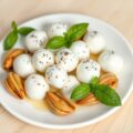 Mini mozzarella met gemarineerde artisjokken