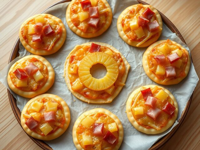 Mini pizza voor kinderen