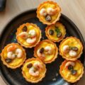 Mini quiches met zeevruchten