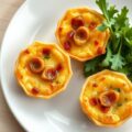 Mini sjalottenquiche