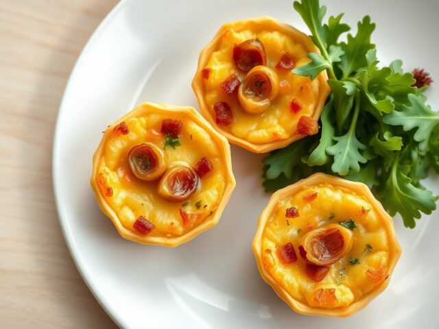 Mini sjalottenquiche