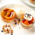 Mini tarte tatin, hemelse liefde en vanille-ijs