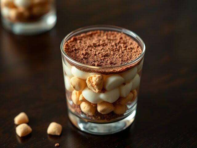 Mini tiramisu met bitterkoekjes
