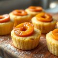 Minicakes met yoghurt en abrikozen