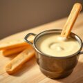 Minikaasfondue van geitenkaas