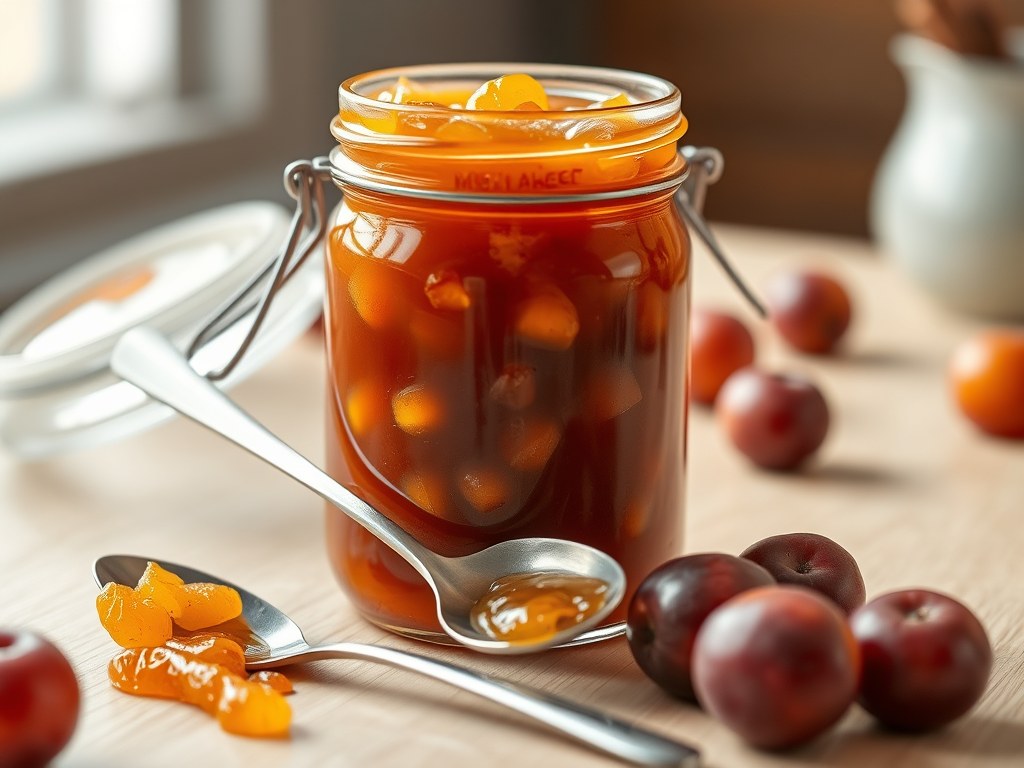 Mirabellenjam, AI-gegenereerde illustratie