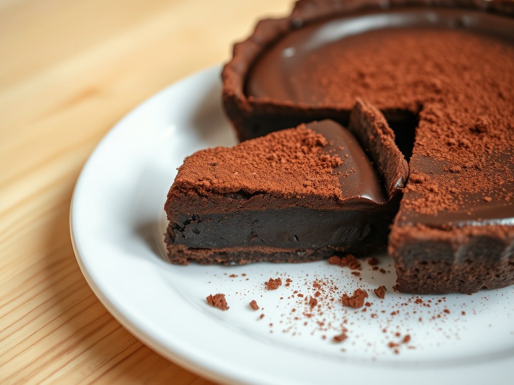 Mississippi mud pie., AI-gegenereerde illustratie