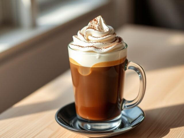 Mocha vienna koffie