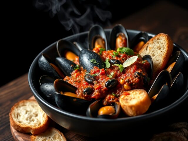 Mosselen à la Fra Diavolo