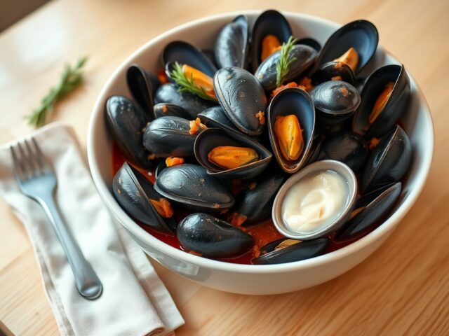 Mosselen met Mayonaise