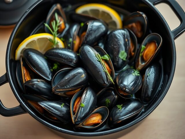 Mosselen met Mediterraans tintje