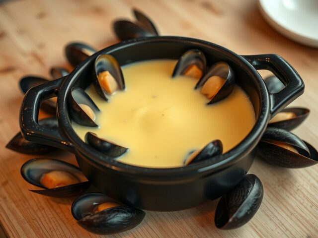 Mosselfondue uit Normandië