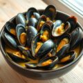 Mosselmaaltijd met mosterd-honingsaus