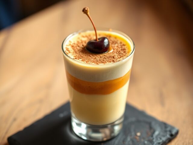 Mousse van advocaat, sabayon van kriekenbier,