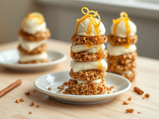 Muesli ijstorentjes