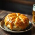 Munsterkaasje in bladerdeeg en een biertje