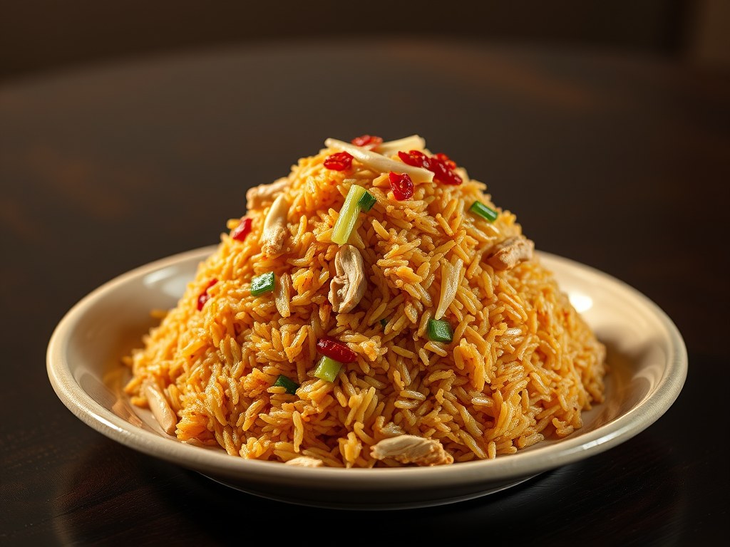 Nasi goreng Djawa, AI-gegenereerde illustratie