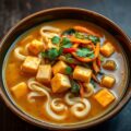 Noedelsoep met tofu