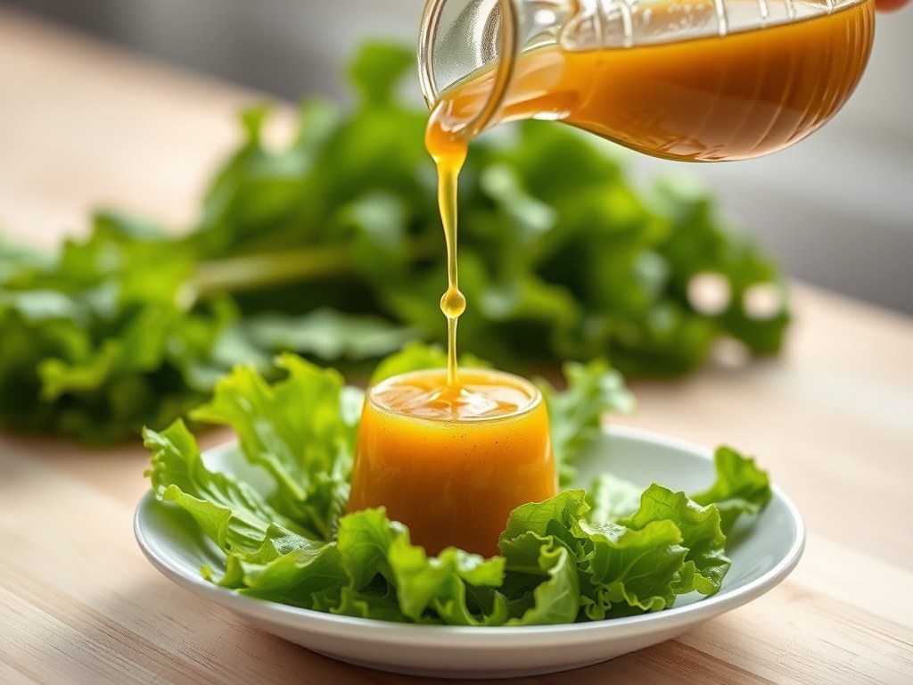Notenvinaigrette, AI-gegenereerde illustratie