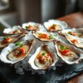 Oesters met Dressing