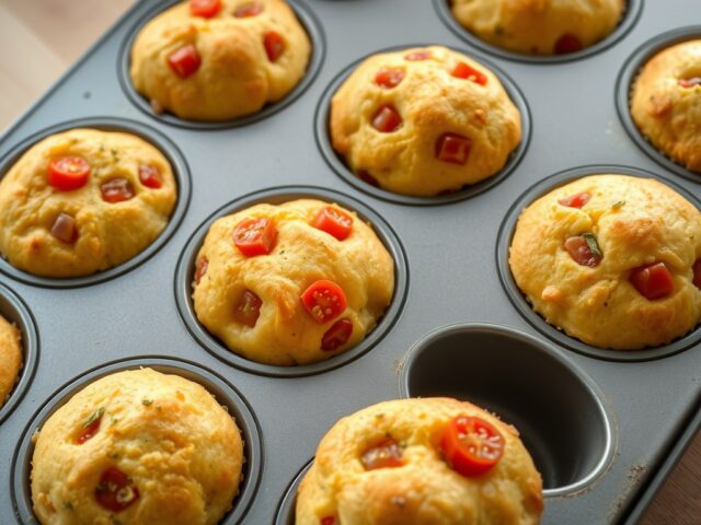 Omelet uit de oven (eiermuffins)