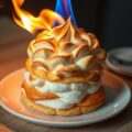 omelet vesuvius (brandende ijstaart)