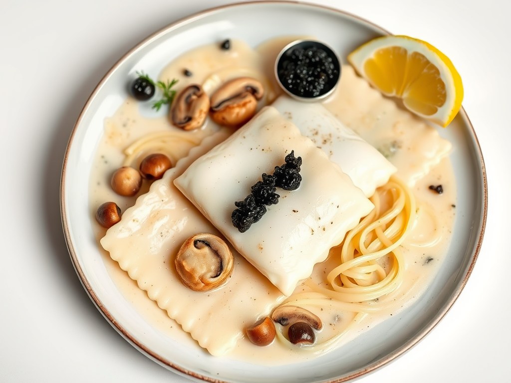 Open Ravioli van Griet, AI-gegenereerde illustratie