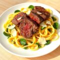 Ossenhaas met tagliatelle