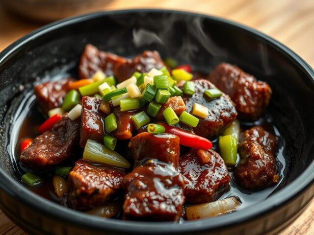 Ossenhaaspuntjes met zwarte peper