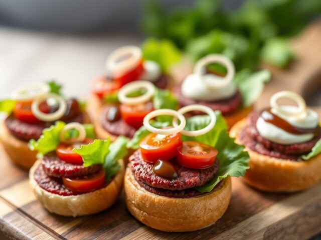 Ossenworst Burgertjes