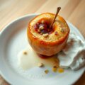 Ovenappels met yoghurtsaus