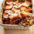 Ovenschotel met bietjes en gehakt