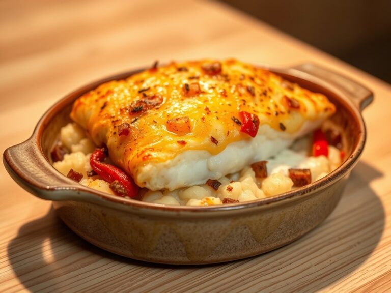 Ovenschotel met tilapiafilet