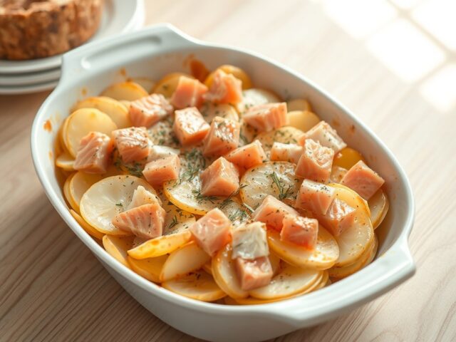 Ovenschotel met vis …