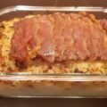 Ovenschotel zuurkool met ham, bacon en aardappelpuree