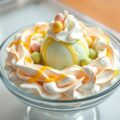 Paasnestje met pistache-ijs