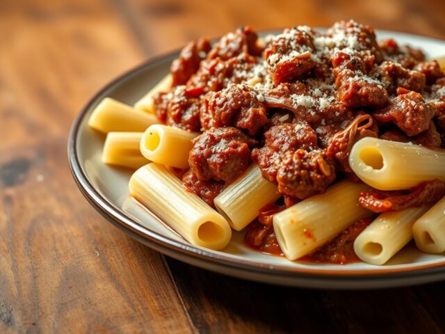 Paccheri zoals in Napels