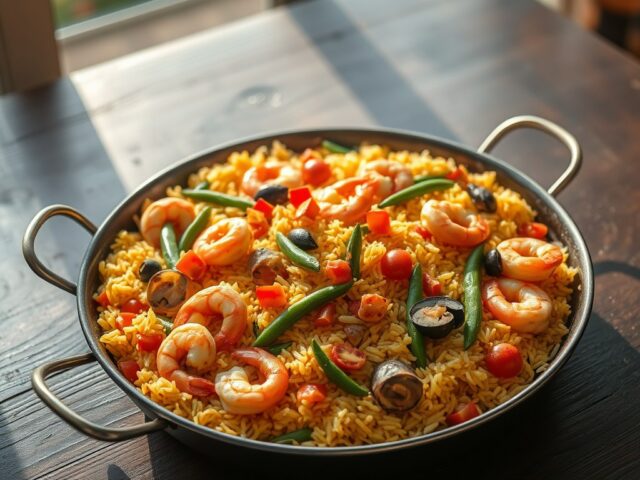 Paella met een knipoog naar Nederland