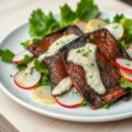 Palingsalade met citroendressing