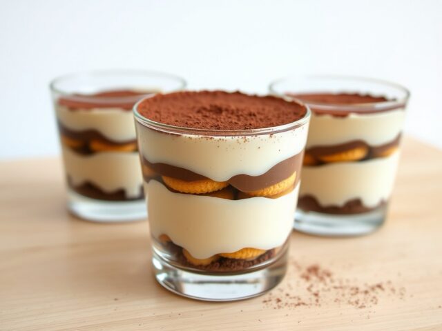Panna Cotta comme Tiramisu