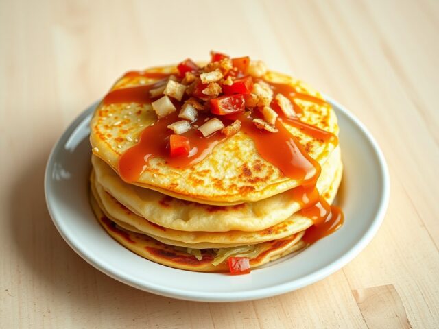 Pannenkoekjes met Chinese koolvulling