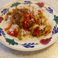 Paprikastoof met knoflook en tijm